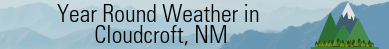 Year Round Weather in Cloudcroft, NM